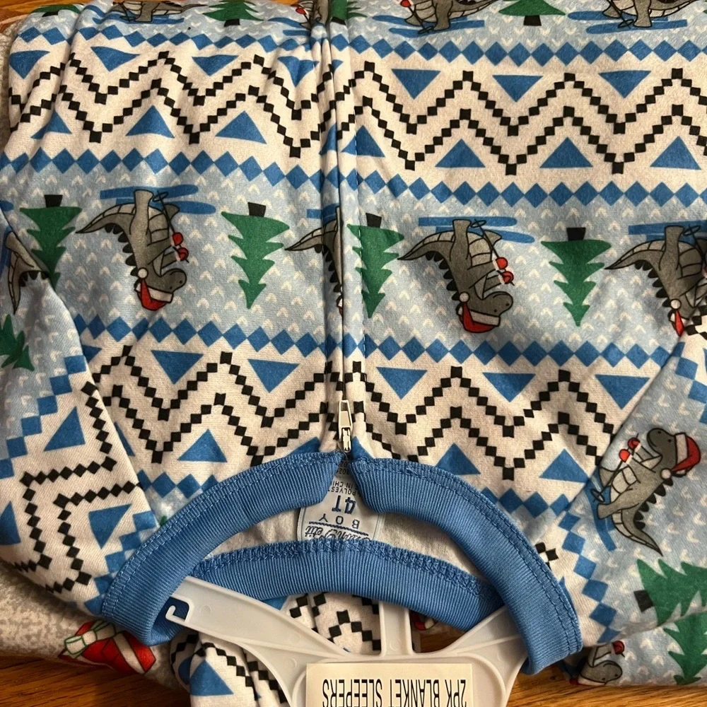 holiday Christmas - Set of 2 pair of sleeper pajamas